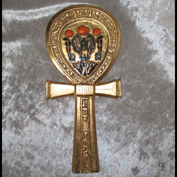 Miroir à Main Égyptien (9.5cm x 20cm) Miroir à Main Égyptien (9.5cm x 20cm)